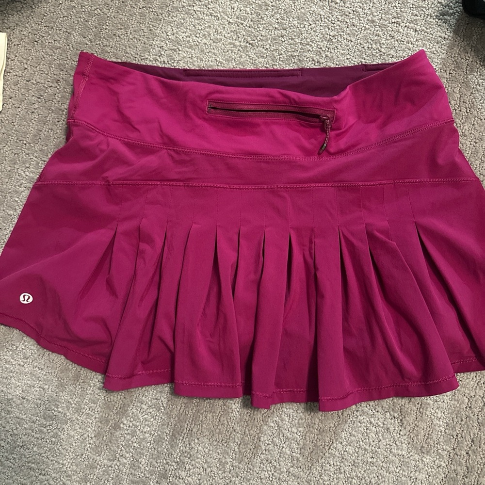 Lululemon Athletica Pink Pleated Women's Skirt